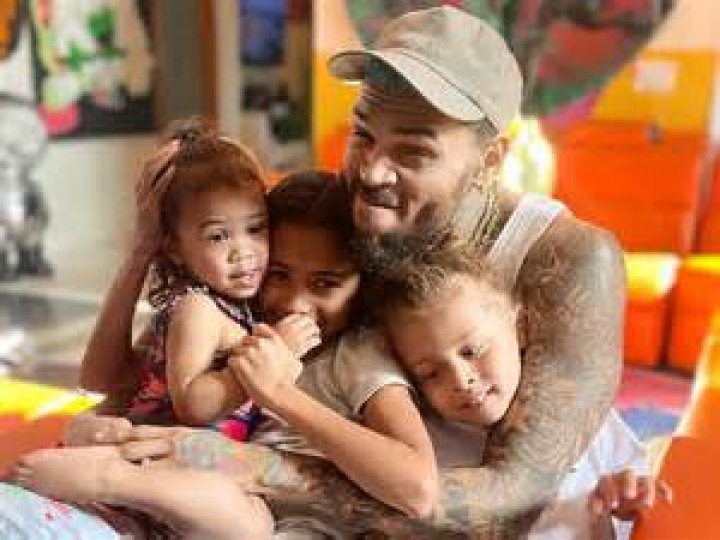 Chris Brown’s Son Aeko, 2, Rocks A Man Bun In Cute Photo Posted By Mom Ammika