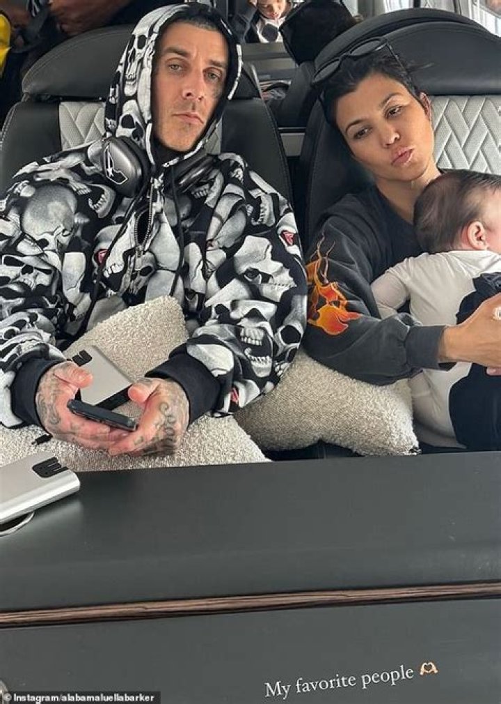 Kourtney Kardashian Posts Birthday Tribute For ‘Baby’ Travis Barker After Steamy Celebratory Kiss
