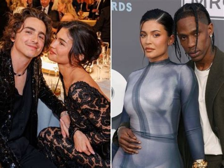 Kylie Jenner & Travis Scott Reunite At Her Mom Kris’ Palm Springs Home For Easter Weekend