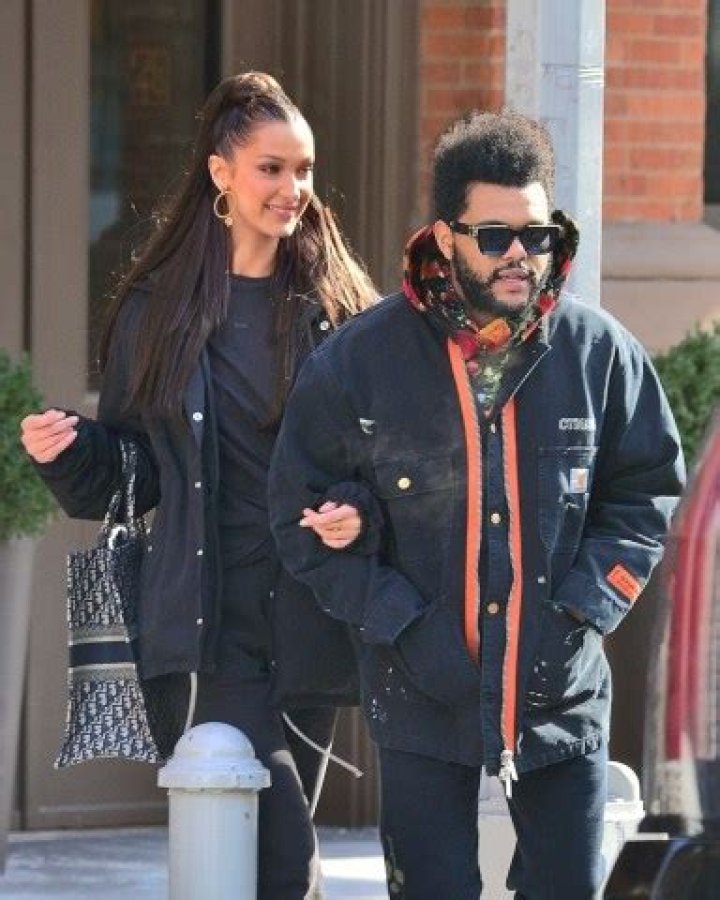 The Weeknd Kisses Simi Khadra During His Birthday Party